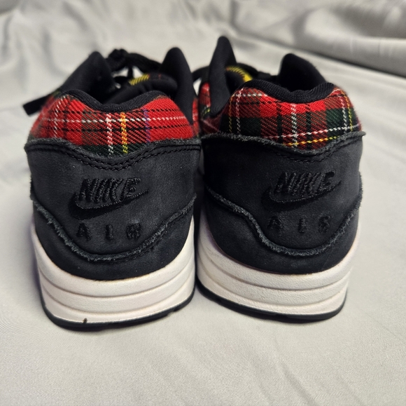 Nike Air Max 1 SE "Tartan" Plaid – Rare Mixed Print Sneakers sz 7 - Picture 4 of 10
